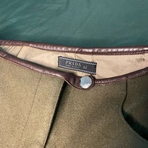 Prada Women's Olive Skirt